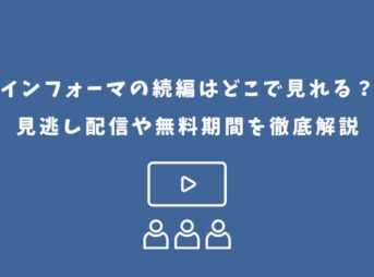 インフォーマ 続編 どこで見れる