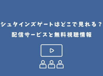 シュタインズゲート どこで見れる