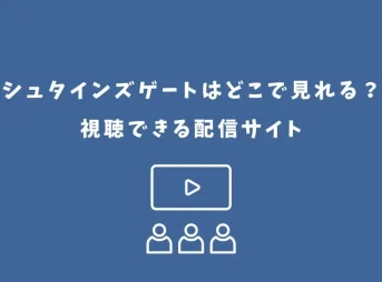 シュタインズゲートはどこで見れる？視聴できる配信サイト