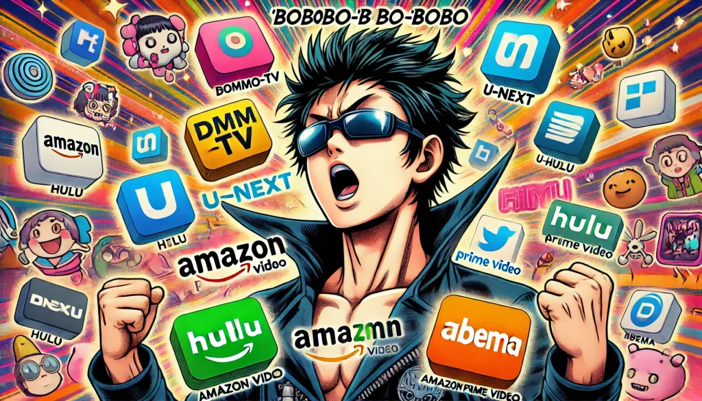 ボボボーボボーボボのアニメはどこで見れる？配信サービス一覧