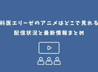 外科医エリーゼ アニメ どこで見れる