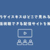 パラダイスキス アニメ どこで見れる