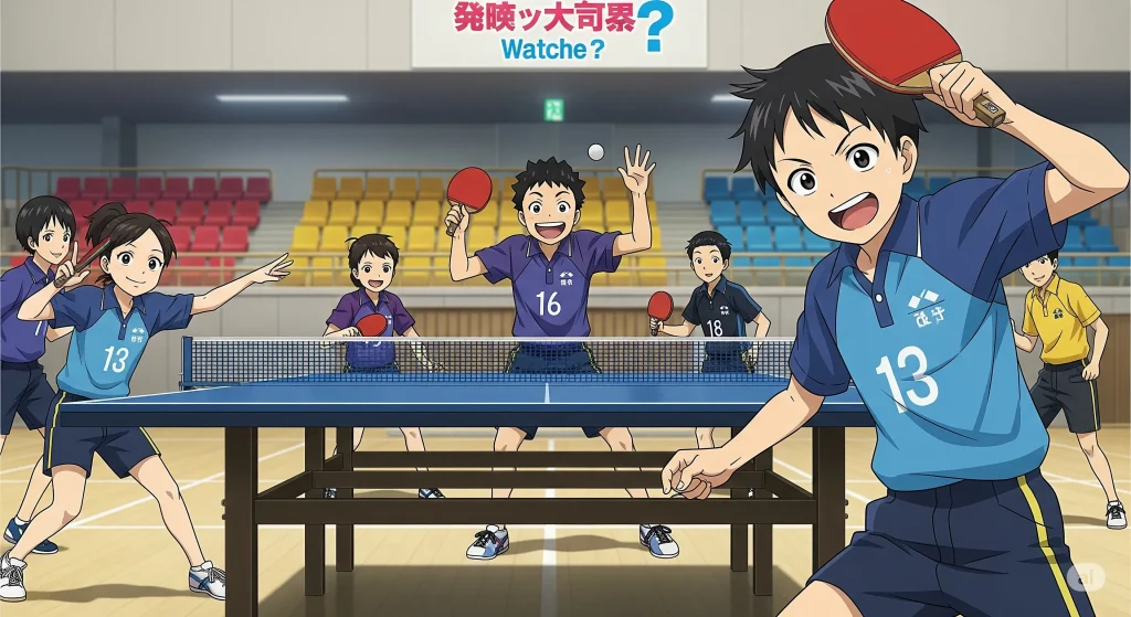 ピンポンのアニメはどこで見れる？作品情報と気になるQ&A