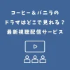 コーヒーアンドバニラ ドラマ どこで見れる